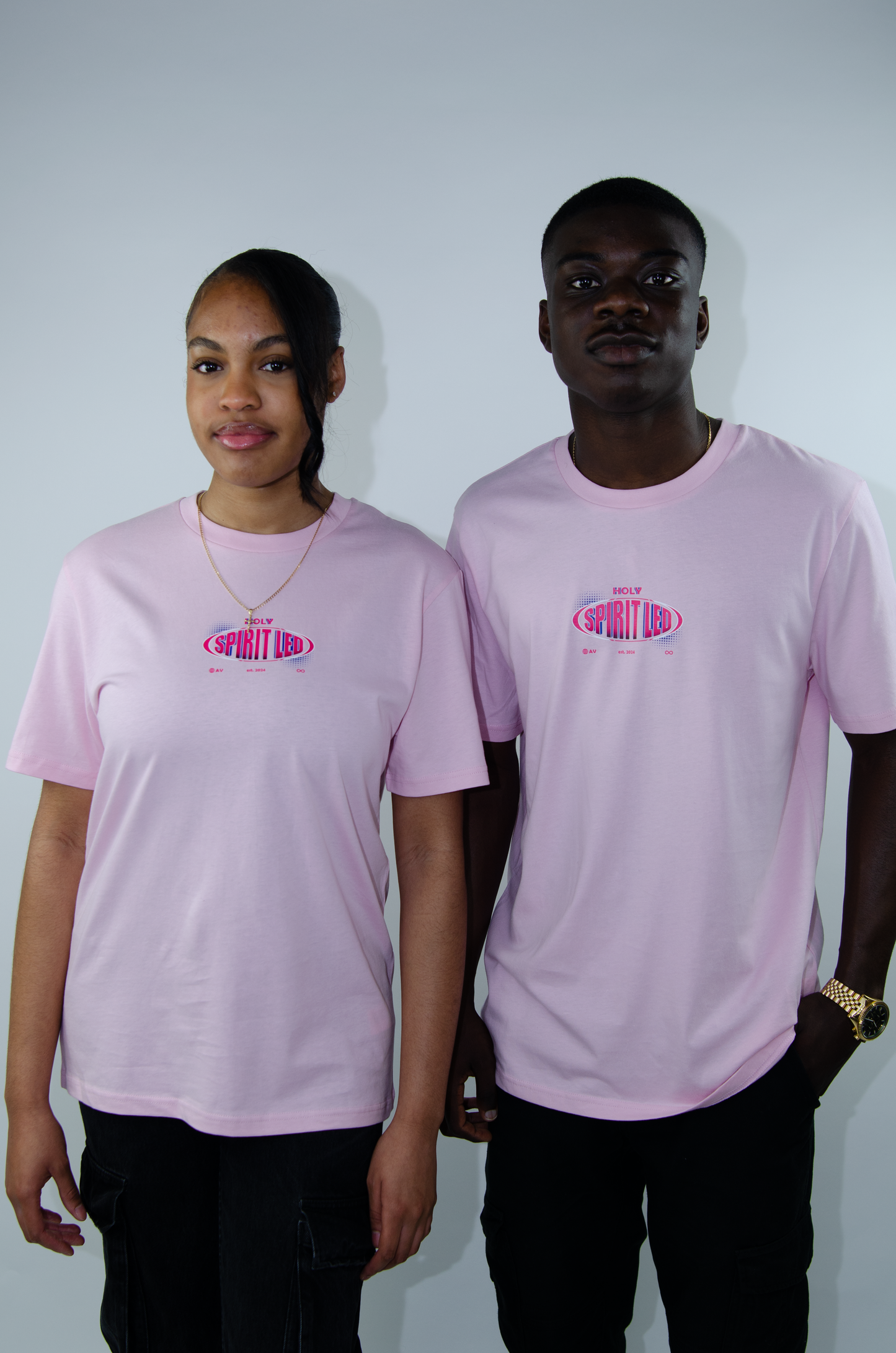 Spirit-Led Tee - Pink