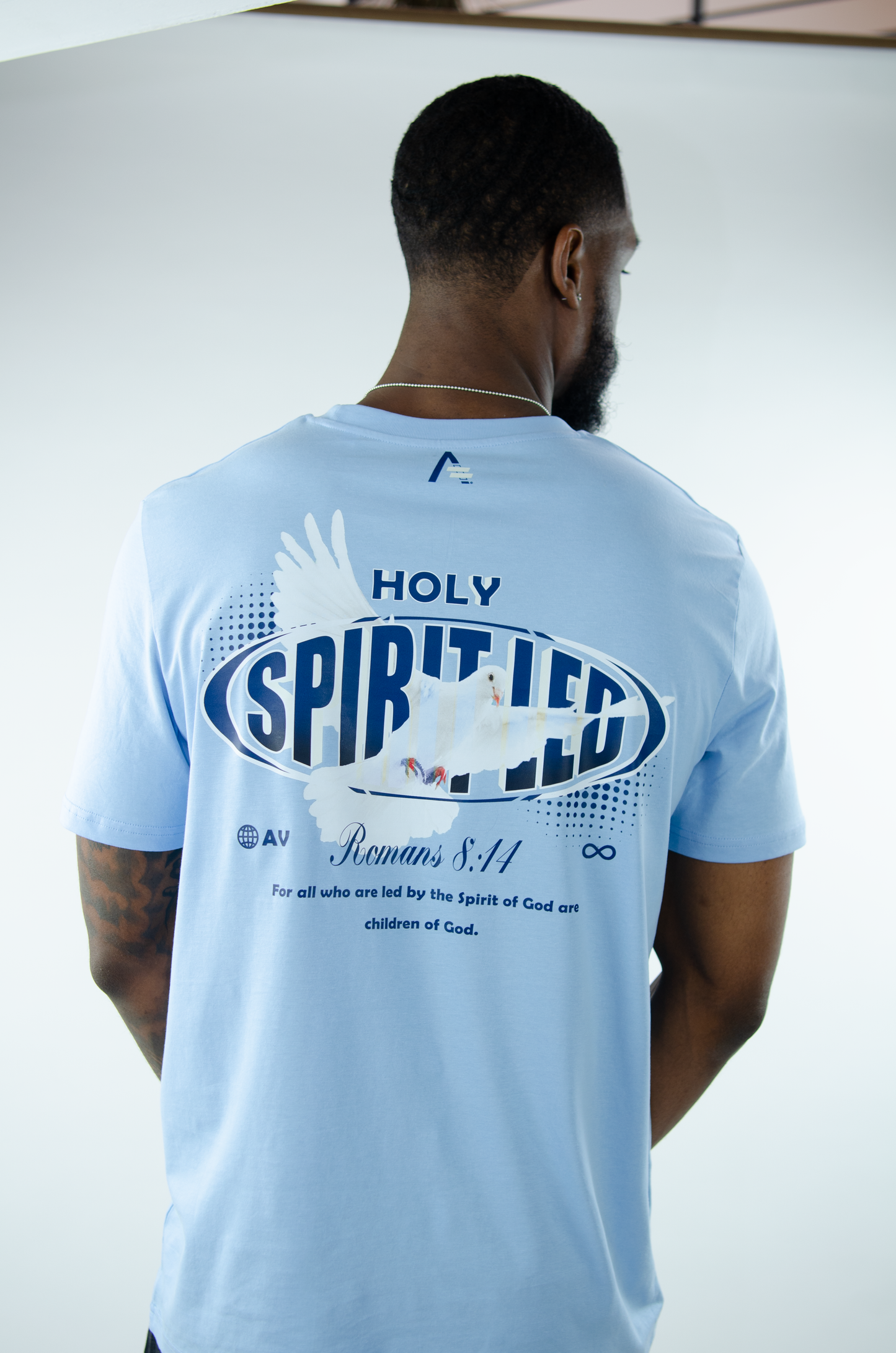 Spirit-Led Tee - Light Blue