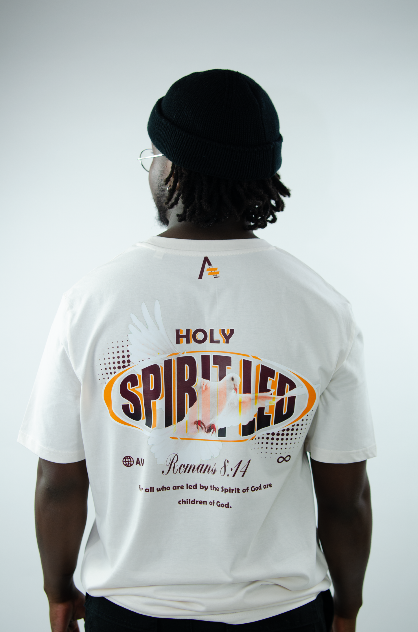 Spirit-Led Tee - Vintage White/Brown