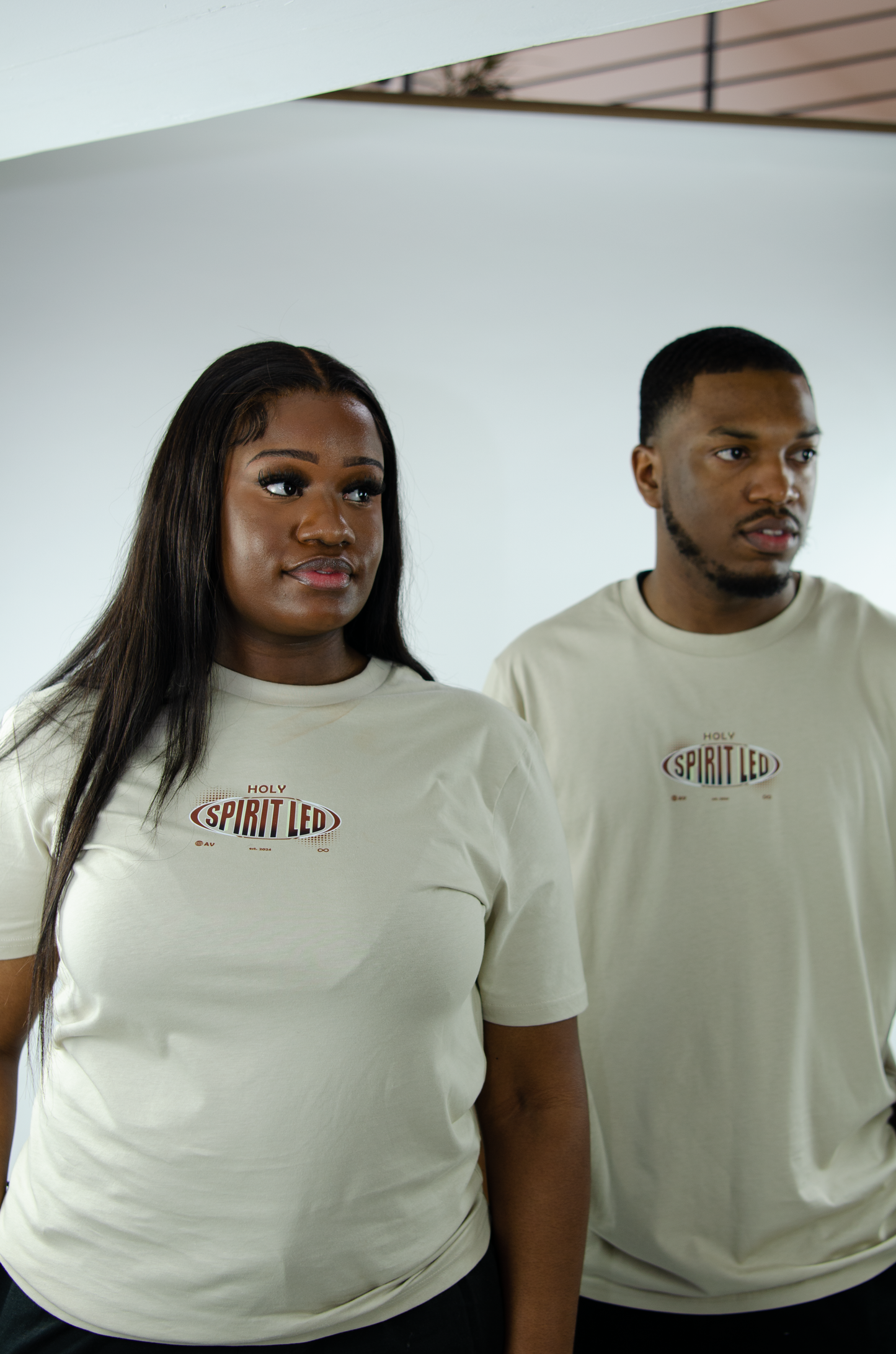 Spirit-Led Tee - Beige