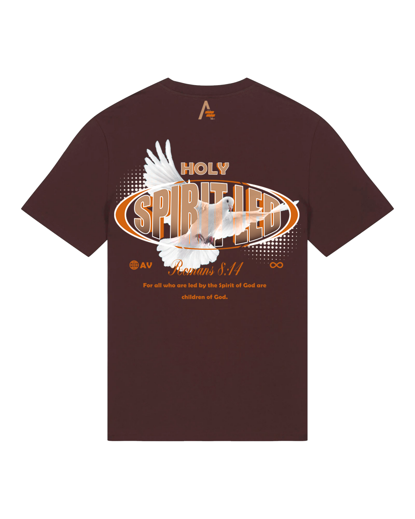 Spirit-Led Tee - Warm Brown