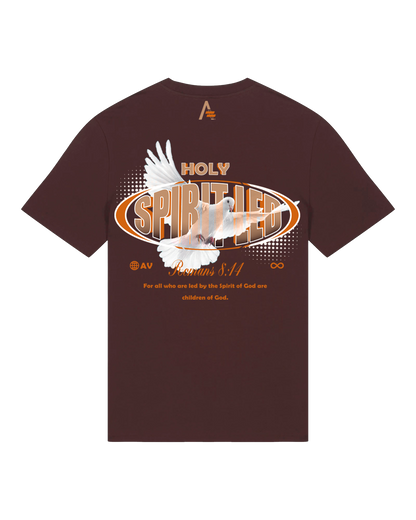 Spirit-Led Tee - Warm Brown