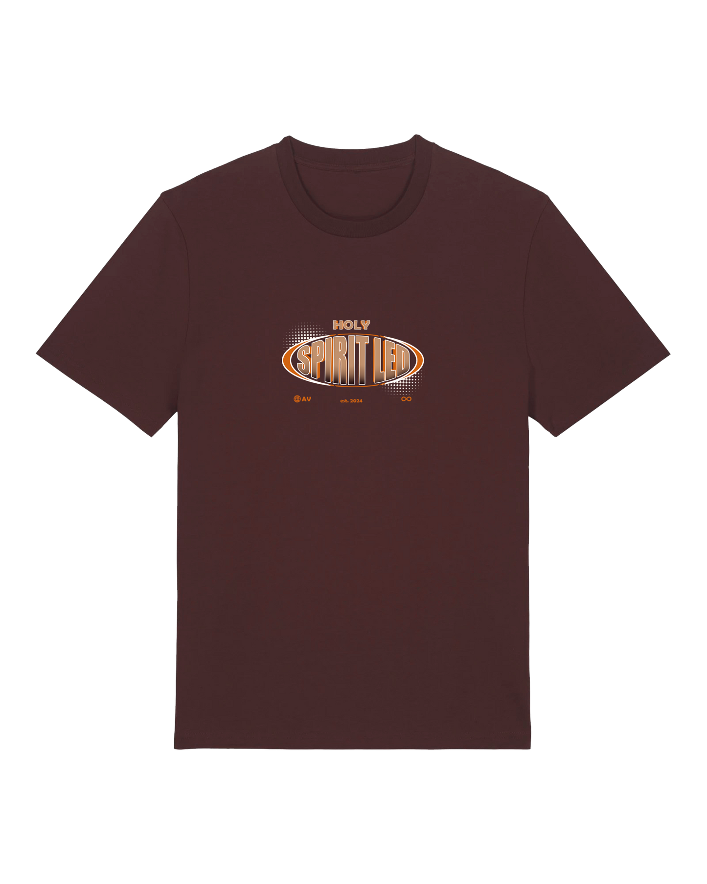 Spirit-Led Tee - Warm Brown