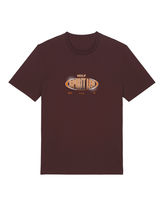 Spirit-Led Tee - Warm Brown