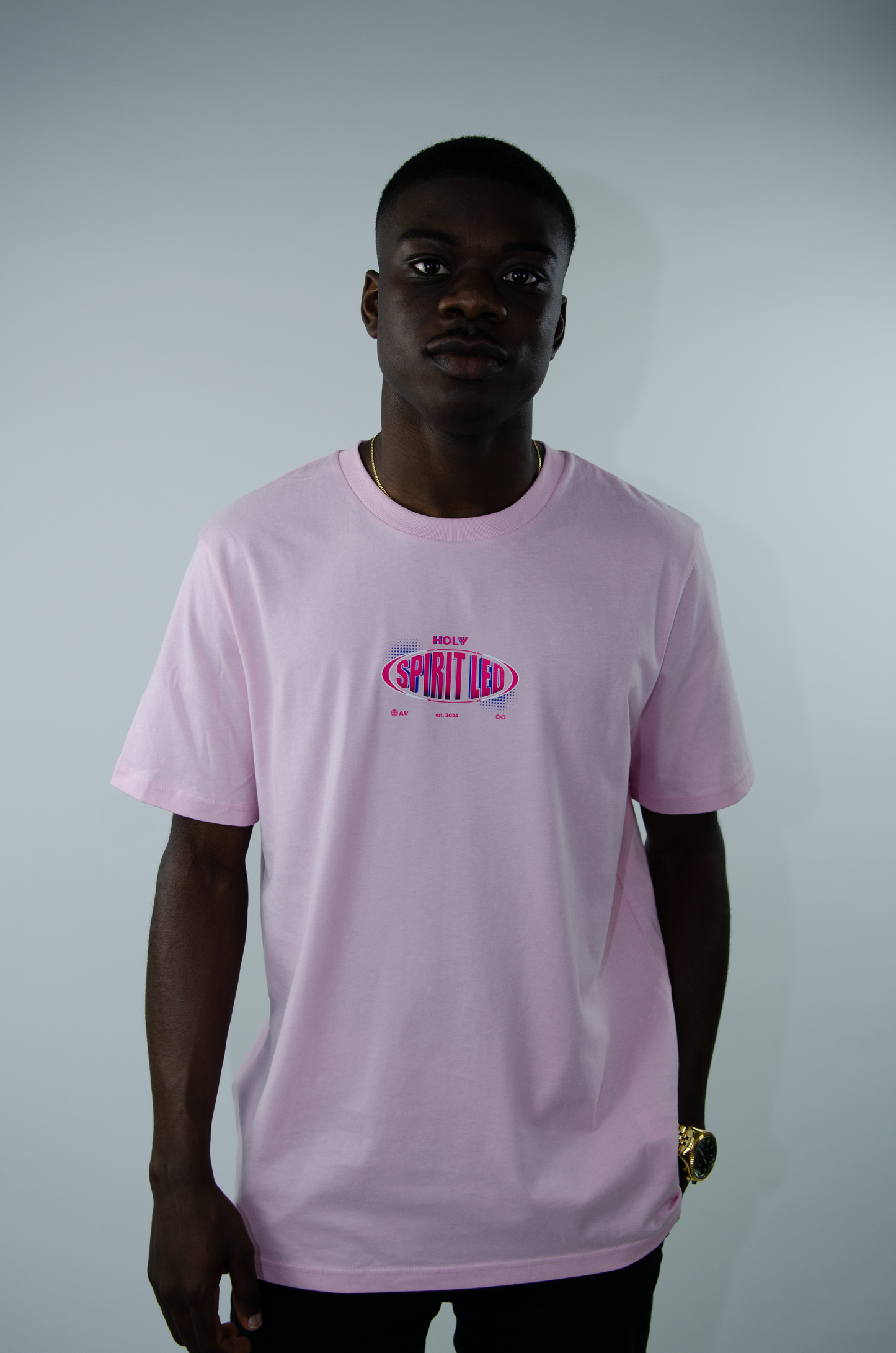 Spirit-Led Tee - Pink