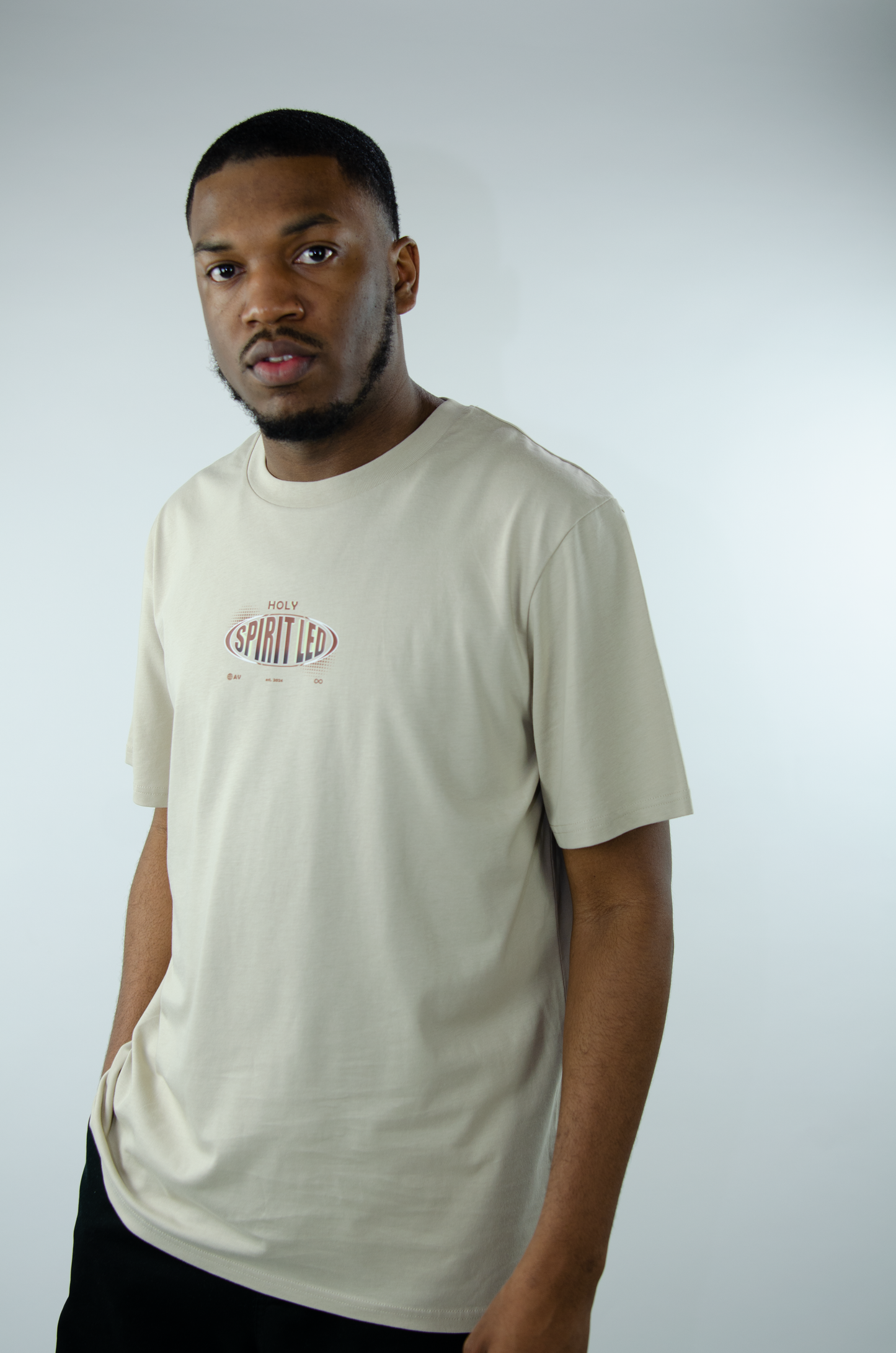 Spirit-Led Tee - Beige