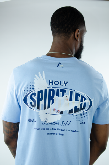 Spirit-Led Tee - Light Blue