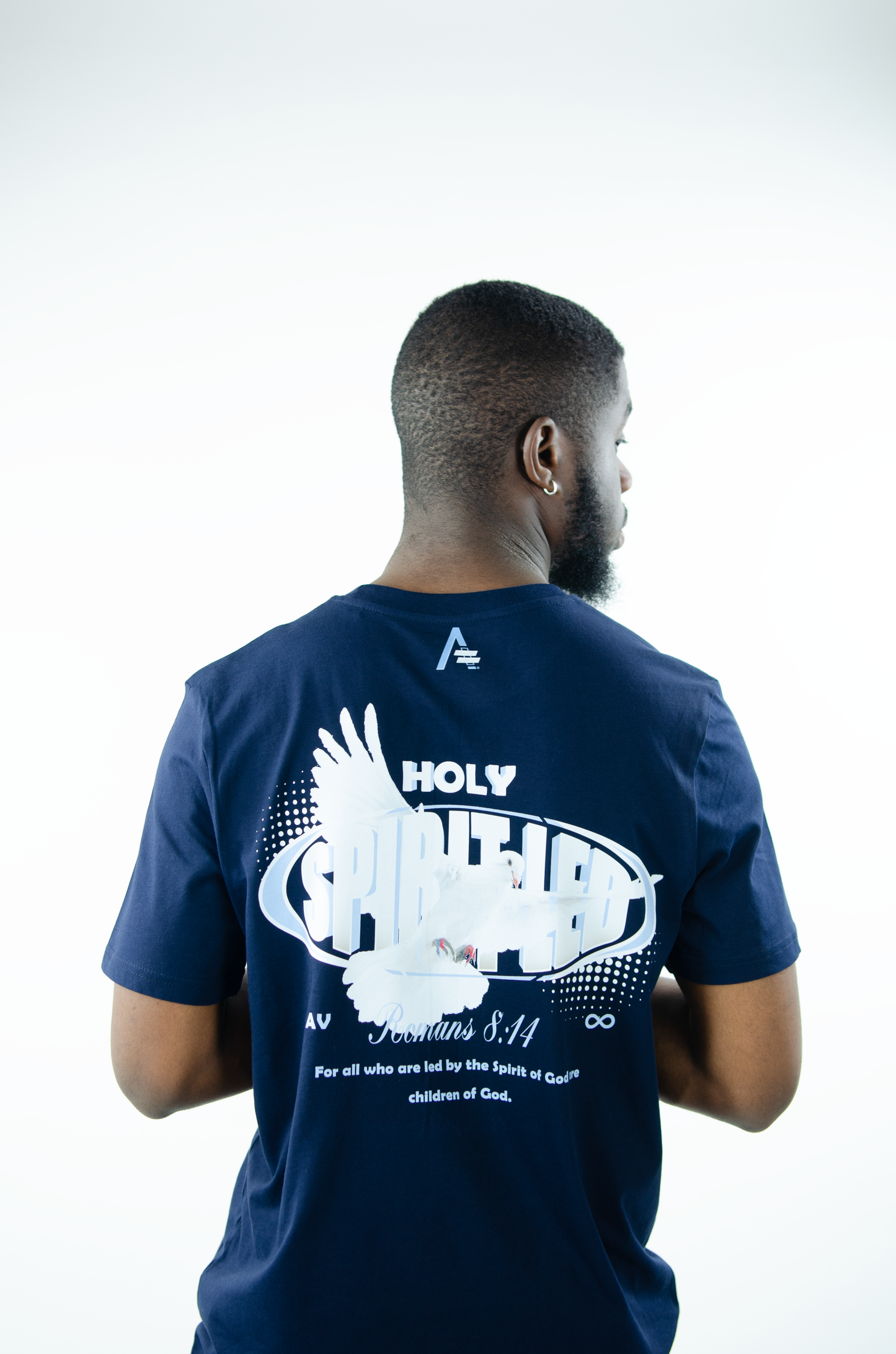 Spirit-Led Tee - French Navy