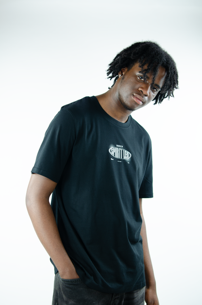 Spirit-Led Tee - Black/Chrome