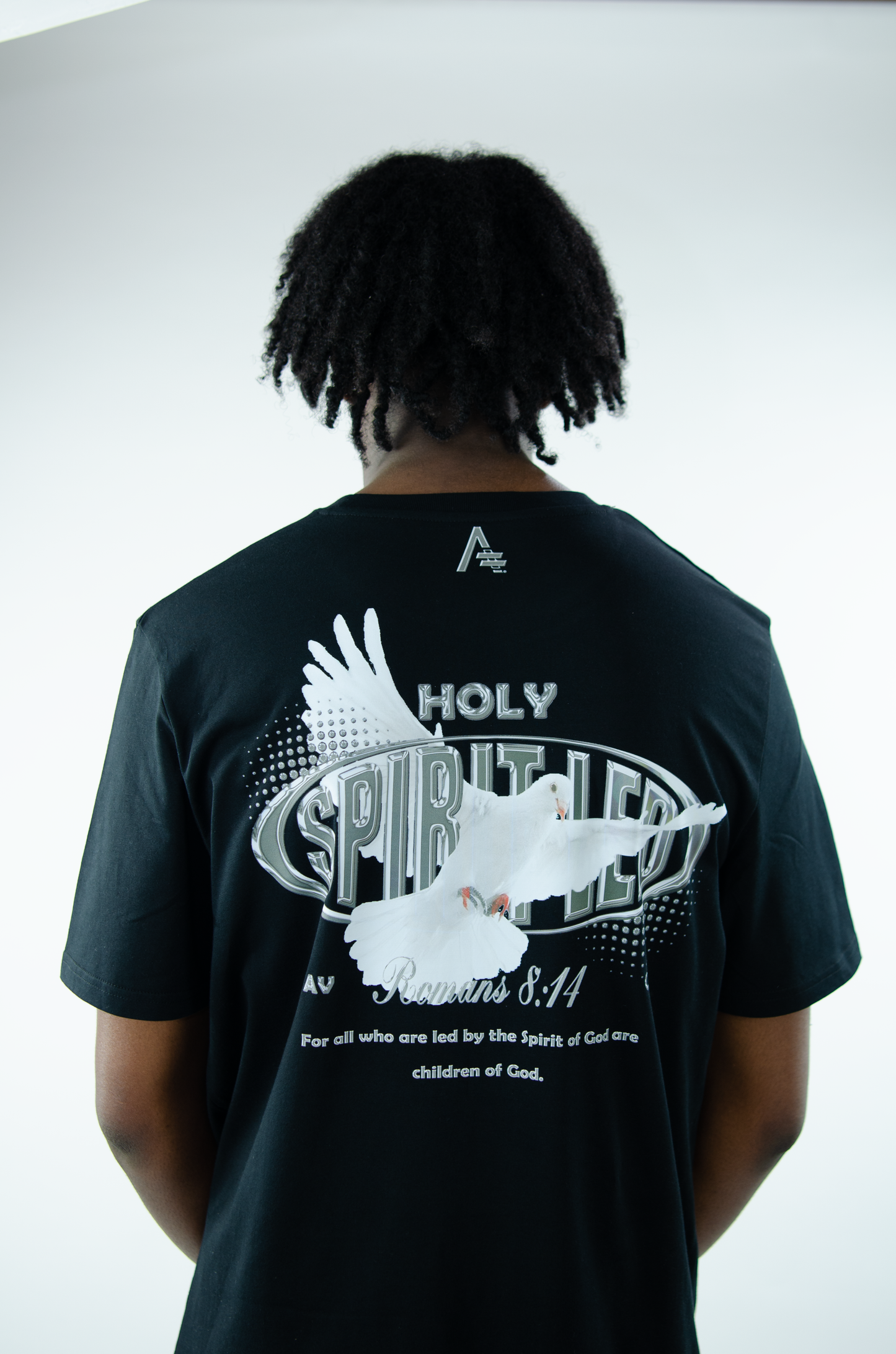 Spirit-Led Tee - Black/Chrome