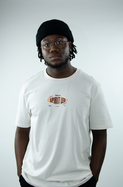 Spirit-Led Tee - Vintage White/Brown