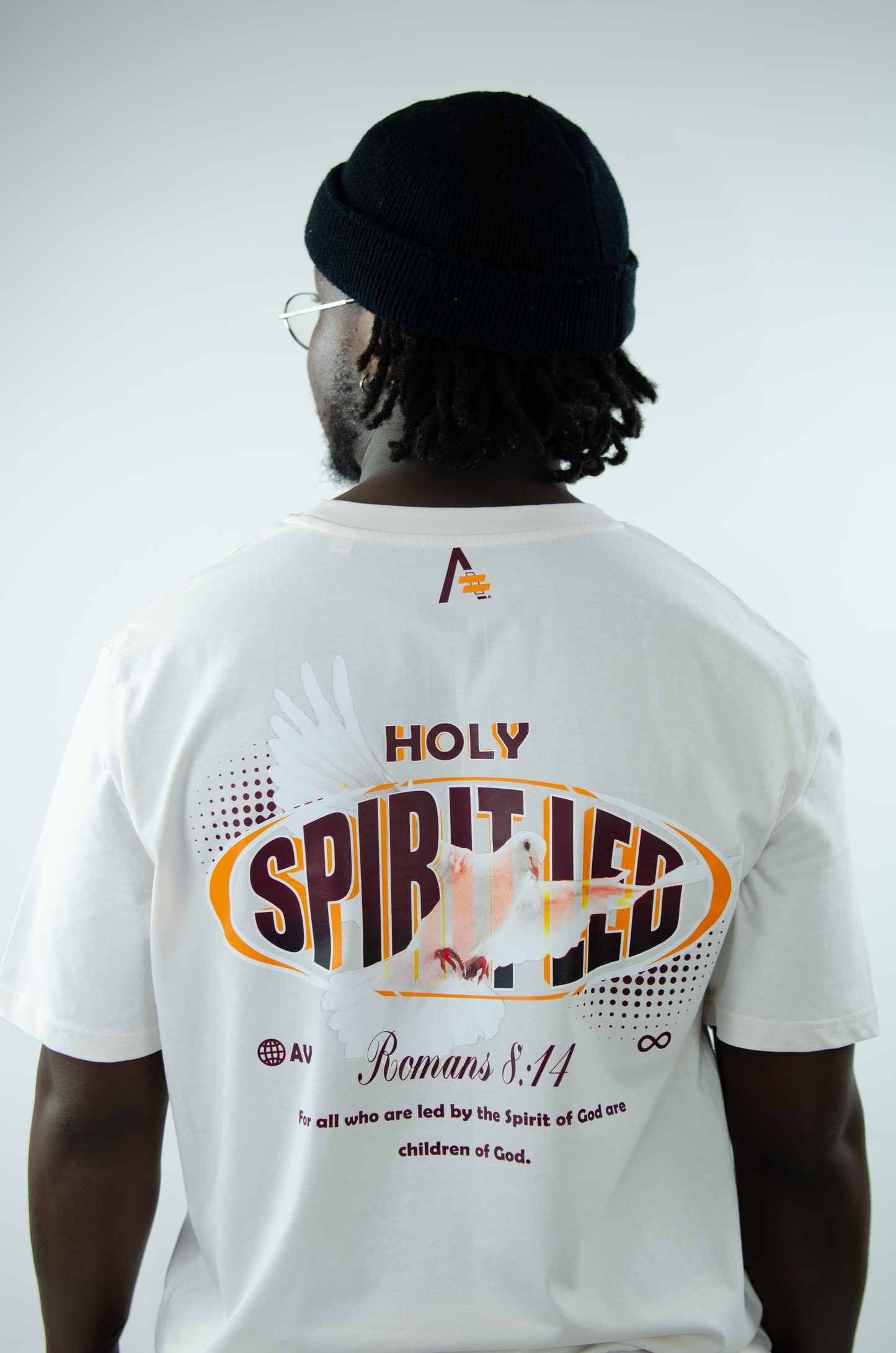 Spirit-Led Tee - Vintage White/Brown